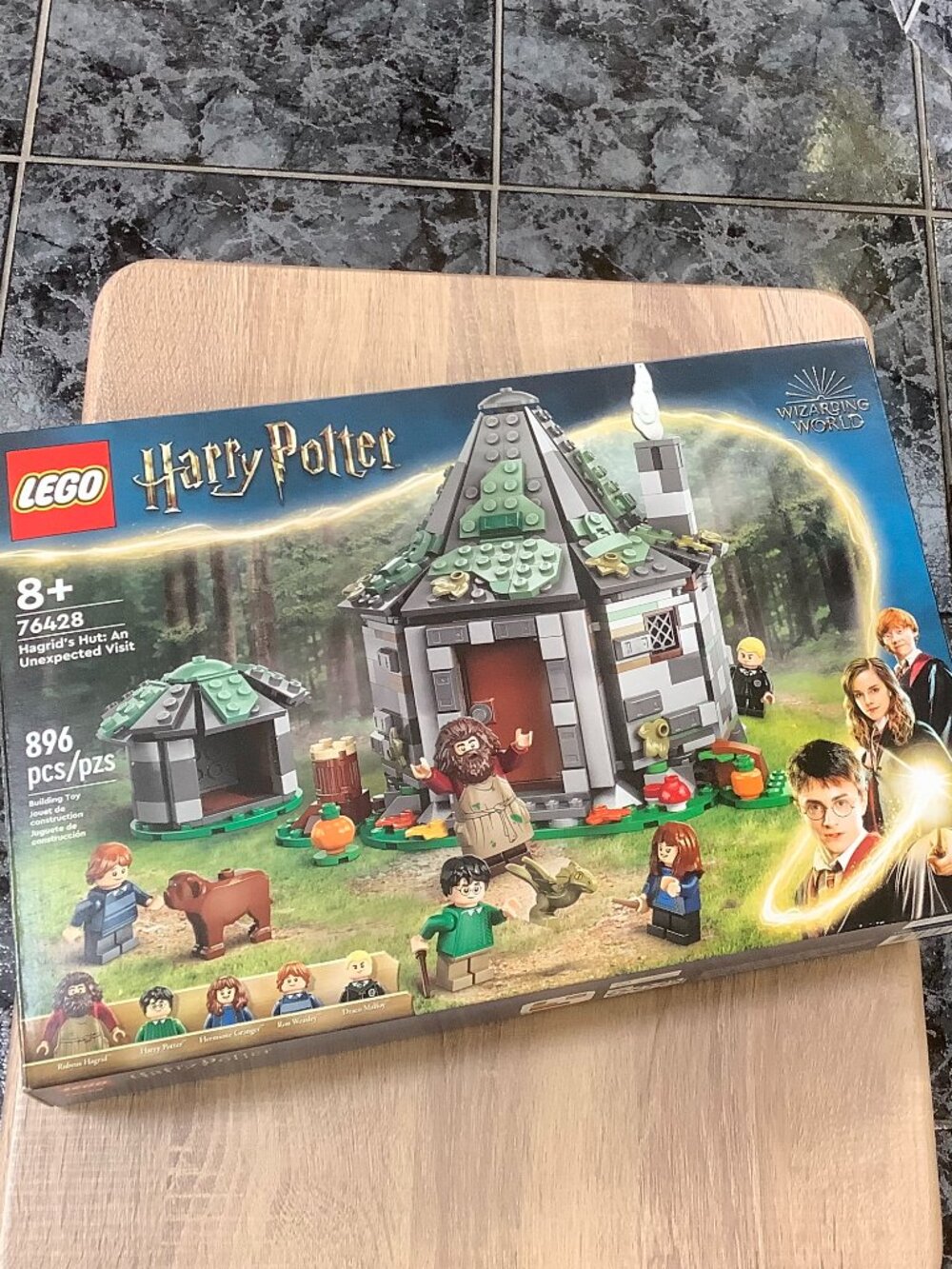 LEGO 76428 Hagrid's Hut minifigure hp474 Collectible Portrait Pentagonal Tiles